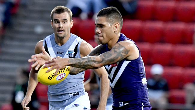 Michael Walters starred in Freo’s second game. Picture: AAP