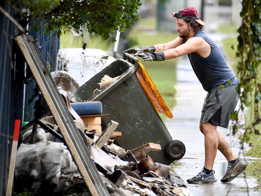 The big clean up continues in Windsor. Thursday March 3, 2022. Picture, John Gass