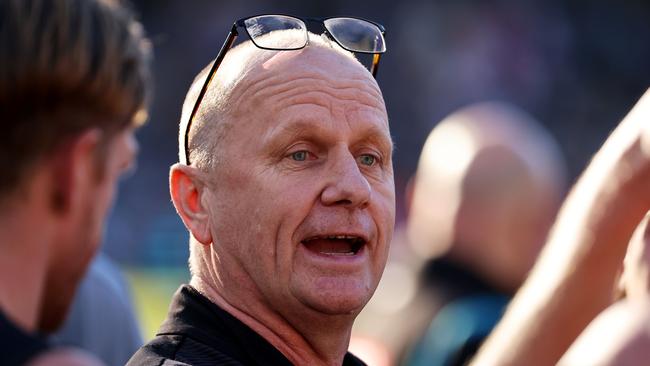 The heat is on Ken Hinkley at the Power. Picture: Getty Images