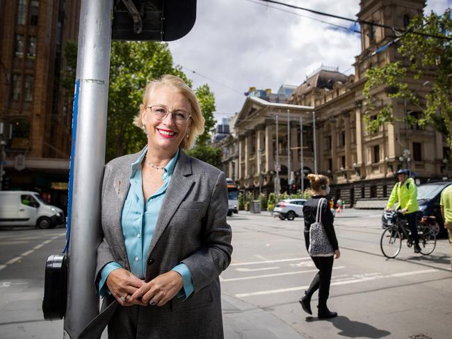 Sally Capp says she wants Melbourne to have the ‘strongest and swiftest bounce back’. Picture: Mark Stewart