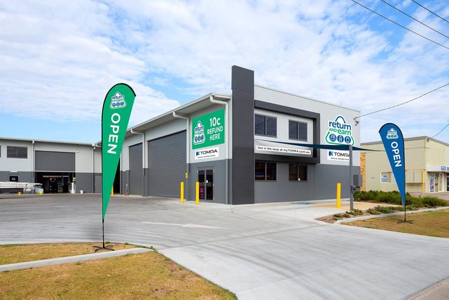 OPENS TODAY: The new Tomra Reverse Vending Centre in Ballina is the first of its kind in Australia.