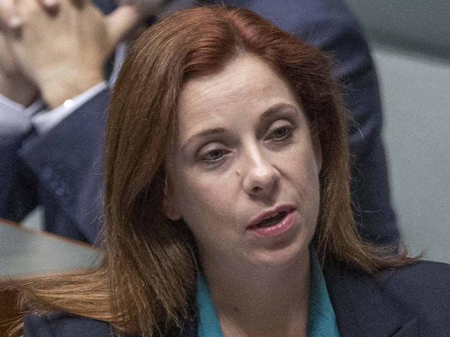 CANBERRA, AUSTRALIA - NewsWire Photos NOVEMBER 07, 2022: Anika Wells, Minister for Sport of Australia during Question Time in the House of Representatives in Parliament House Canberra.Picture: NCA NewsWire / Gary Ramage