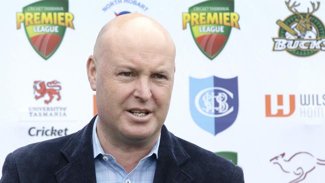 Cricket Tasmania CEO Dominic Baker at Blundstone Arena. Picture: Chris Kidd