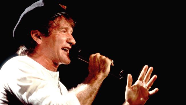 Scene from the Foxtel HBO documentary Robin Williams: Come Inside My Mind for Hit.TV Upstream.