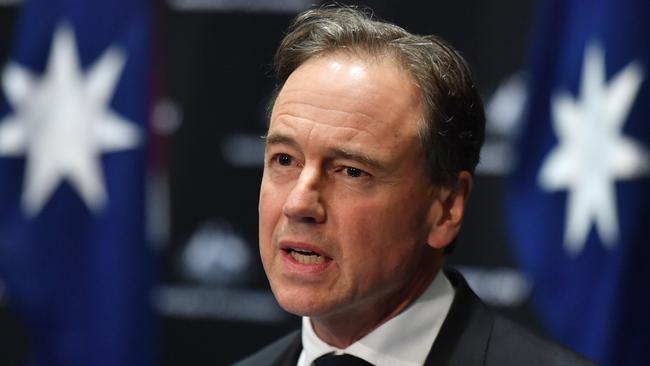 Minister for Health Greg Hunt has urged people not to attend the protest. Picture: AAP