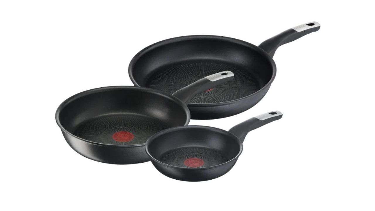 Tefal Unlimited Non-Stick Induction Set of 3 Frypan. Picture: Tefal.