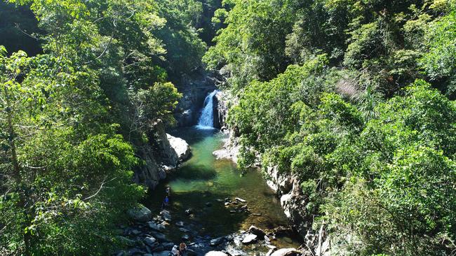 Crystal Cascades waterfalls, part of Freshwater Creek in the Redlynch Valley. PICTURE: BRENDAN RADKE