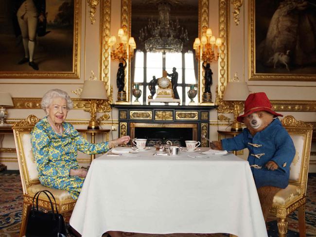 The Queen filmed the Paddington skit a few months before her death. Picture: AFP