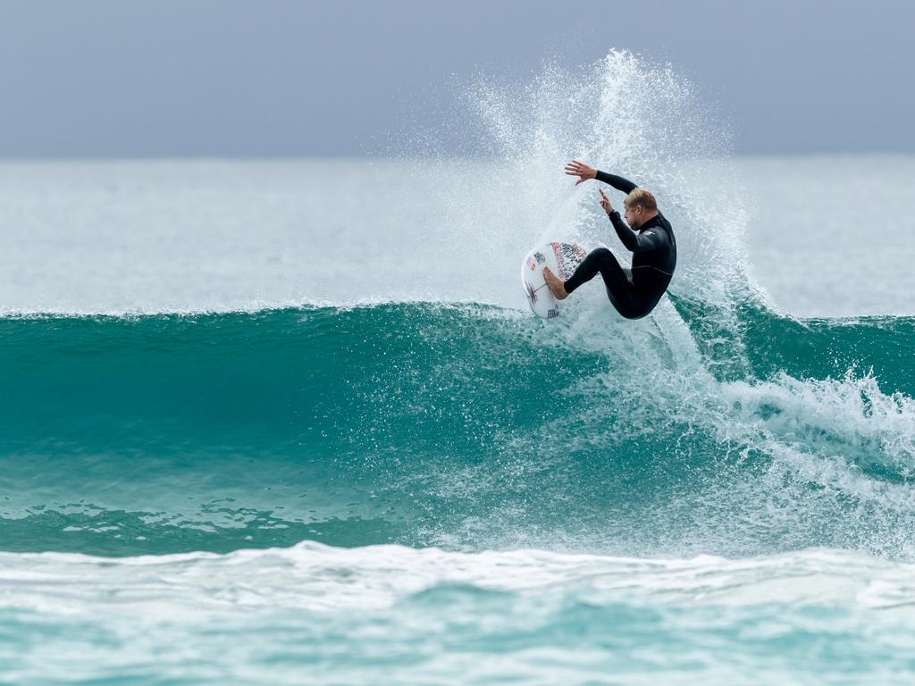 Surfing legend Mick Fanning at Tugun.