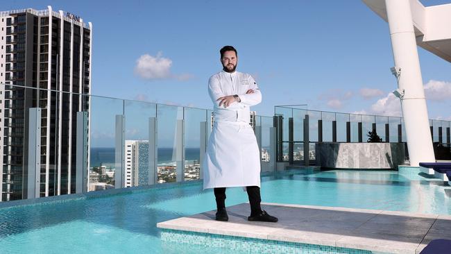 Chef de Cuisine Kelvin Andrews at Nineteen at The Star. Photo by Richard Gosling