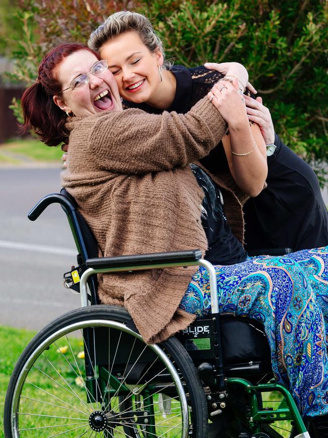 Jackie with her daughter Stephanie