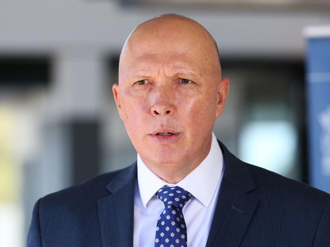 Peter Dutton. Picture: Zak Simmonds