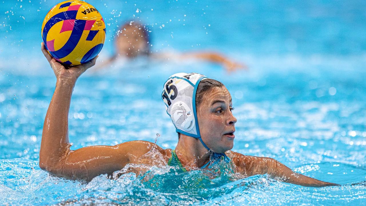 Dani Jackovich made her international debut for the Aussie Stingers in Doha.