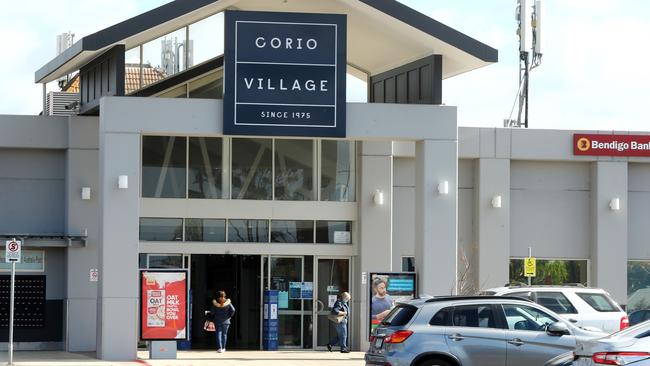 Corio Village car park was the site of an alleged brawl. Picture: Alison Wynd