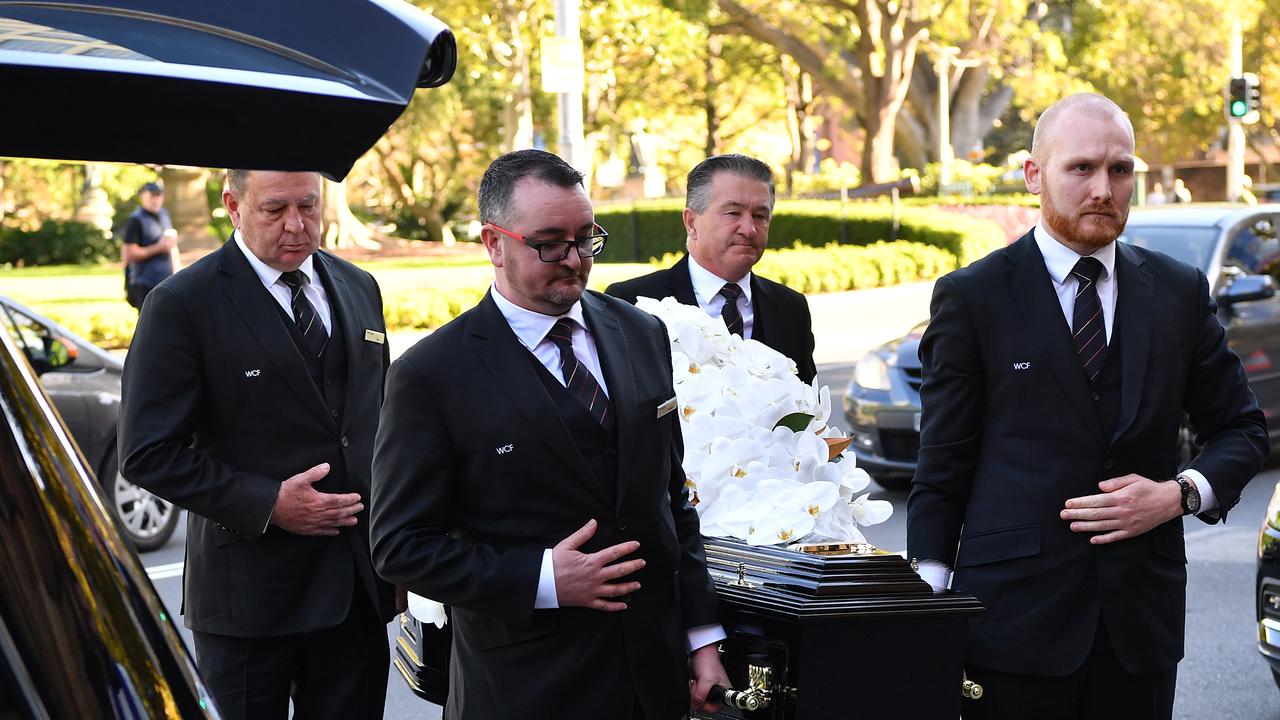 A state funeral is underway at St Mary’s Cathedral. Picture: NCA NewsWire/Joel Carrett