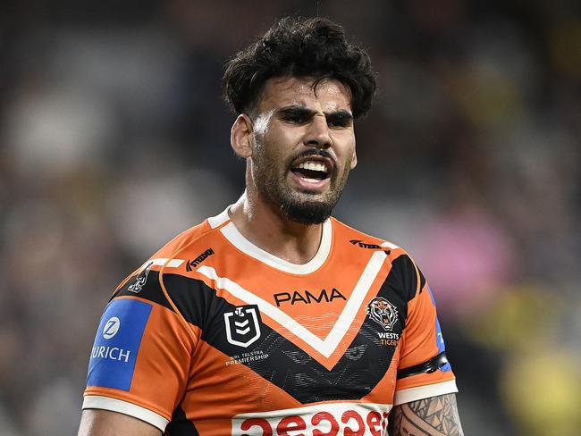 Terrell May has been in hot form for the Tigers. Picture: Ian Hitchcock/Getty Images