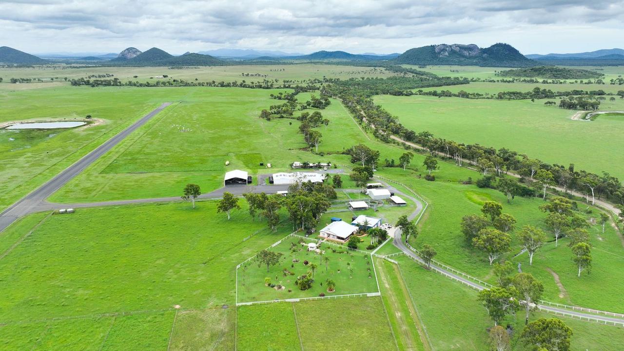 Hedlow Airfield at 221 Old Byfield Road, Mulara, is going to auction in March. Picture: Contributed