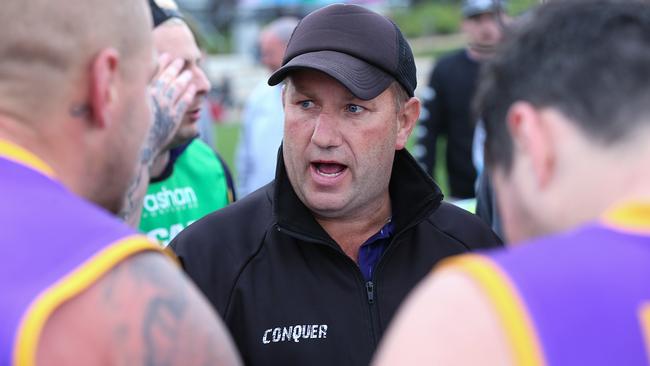 Robert Fletcher as coach of Jacana. Picture: Ian Currie