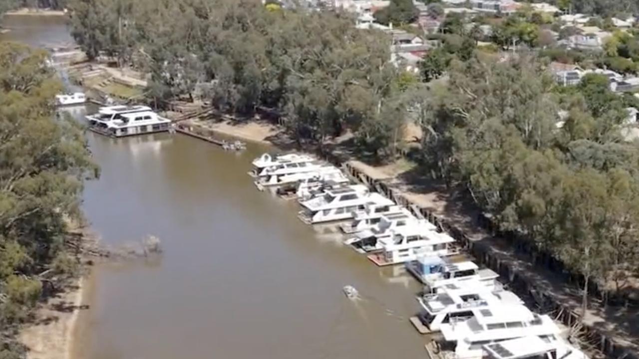 A group of women were harassed by men while on a houseboat on the Murray River.