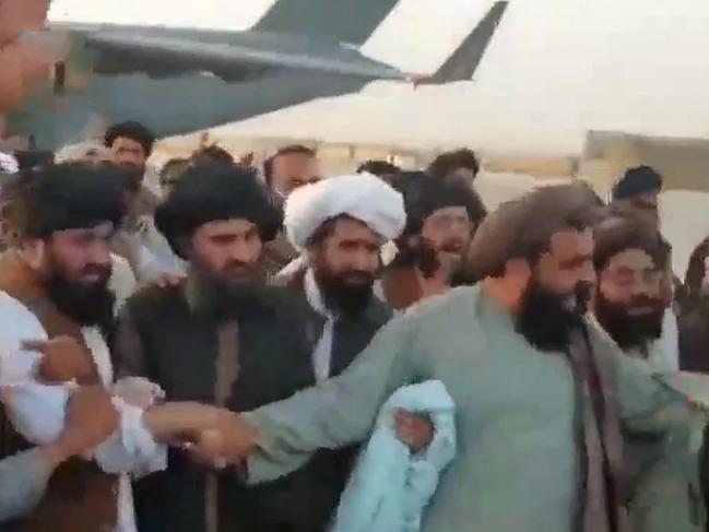 Baradar received a hero’s welcome upon his return to Afghanistan this month. Picture: AFP / Al Hijrat TV.