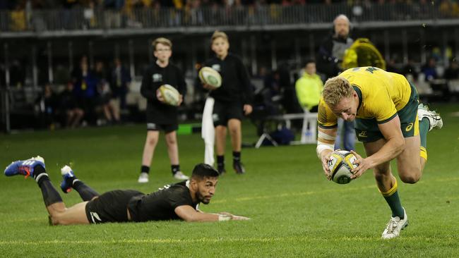 Reece Hodge bagged a double. Picture: Will Russell/Getty Images