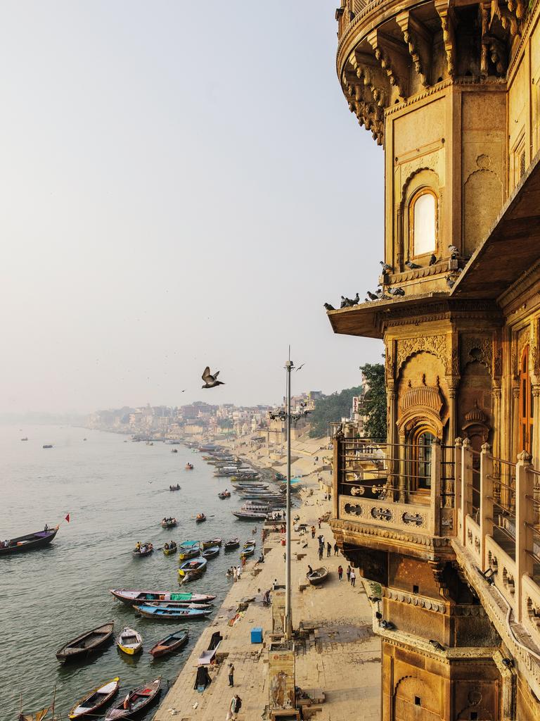 BrijRama Palace in Varanasi offers sweeping views.