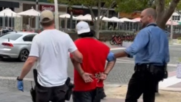 Two men were arrested on Tuesday over the allegeded incident in Chelsea. Picture: Victoria Police