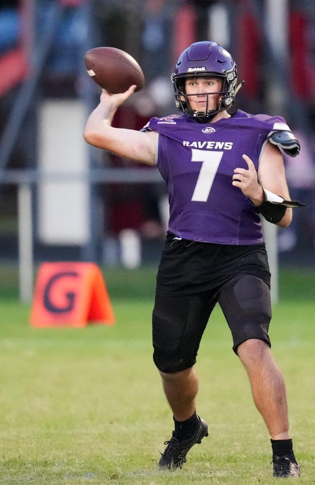 Matt Linnell and his cannon arm in full effect for the Ravens.