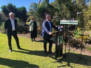 Deputy Premier John Barilaro makes an announcement about funding for Tweed River High School. Picture: Jessica Lamb