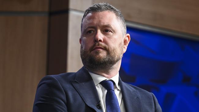 Universities Australia chair David Lloyd at the National Press Club on Wednesday. Picture: Martin Ollman