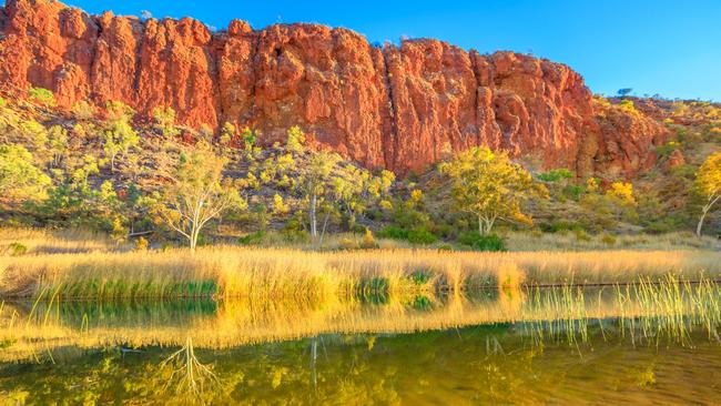 West MacDonnell Ranges on the Larapinta Trail in the Northern Territory.