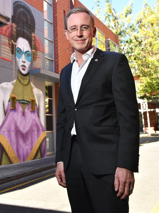 Adelaide Lord Mayor Martin Haese. Picture: AAP / Keryn Stevens