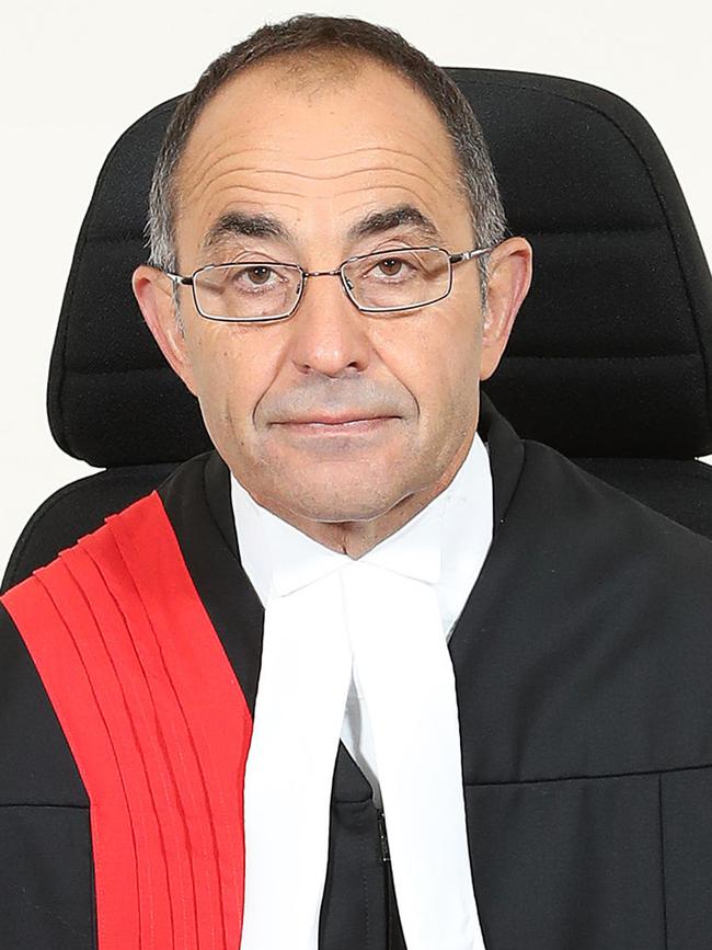 Chief Justice Chris Kourakis. Picture: Dylan Coker