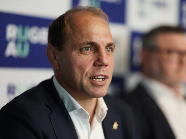 Rugby Australia CEO Phil Waugh may soon be on the lookout for a new Wallabies coach. Picture: Getty Images