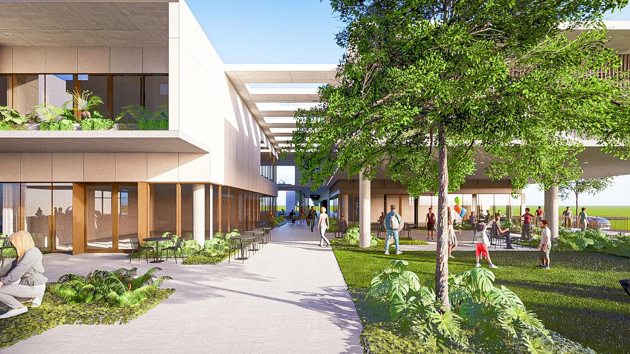 An artist's impression of Deluca Corp's Village Heart project.