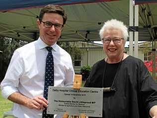 NEW OPPORTUNITIES: MP David Littleproud and Pro Vice Chancellor (Health) Prof Sheena Reilly open the new Clinical Education Centre at Dalby Hospital. Picture: Shannon Hardy