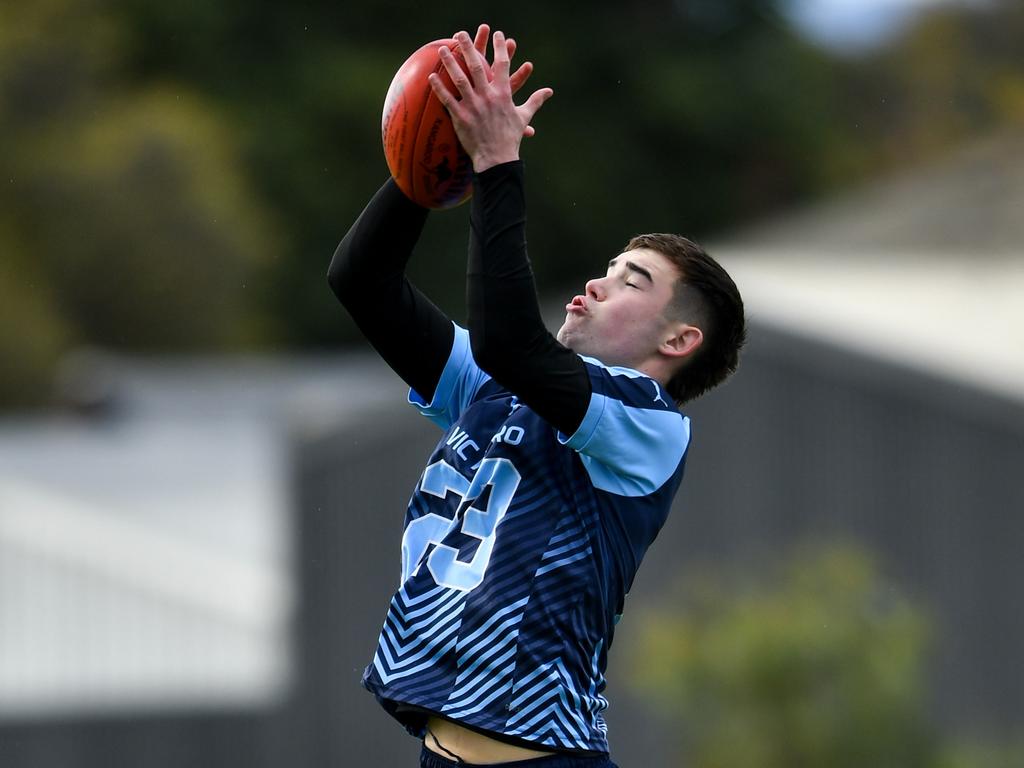 Xavier Taylor can hold his head high. Picture: Getty Images