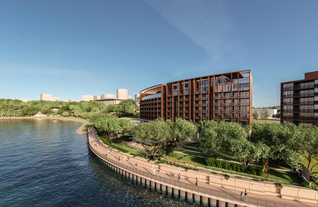 An artist’s impression of the Westin Darwin that is being built at Darwin’s Waterfront.