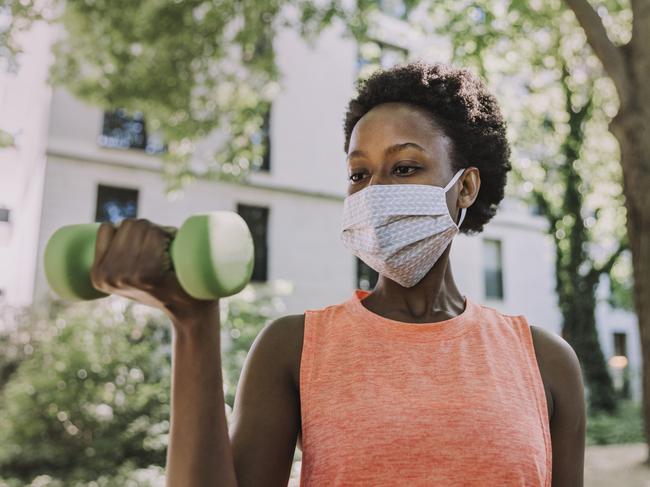 The air escaping the sides of the cloth mask is an issue, according to experts. In some cases, virus particles can pass right through a cloth mask.