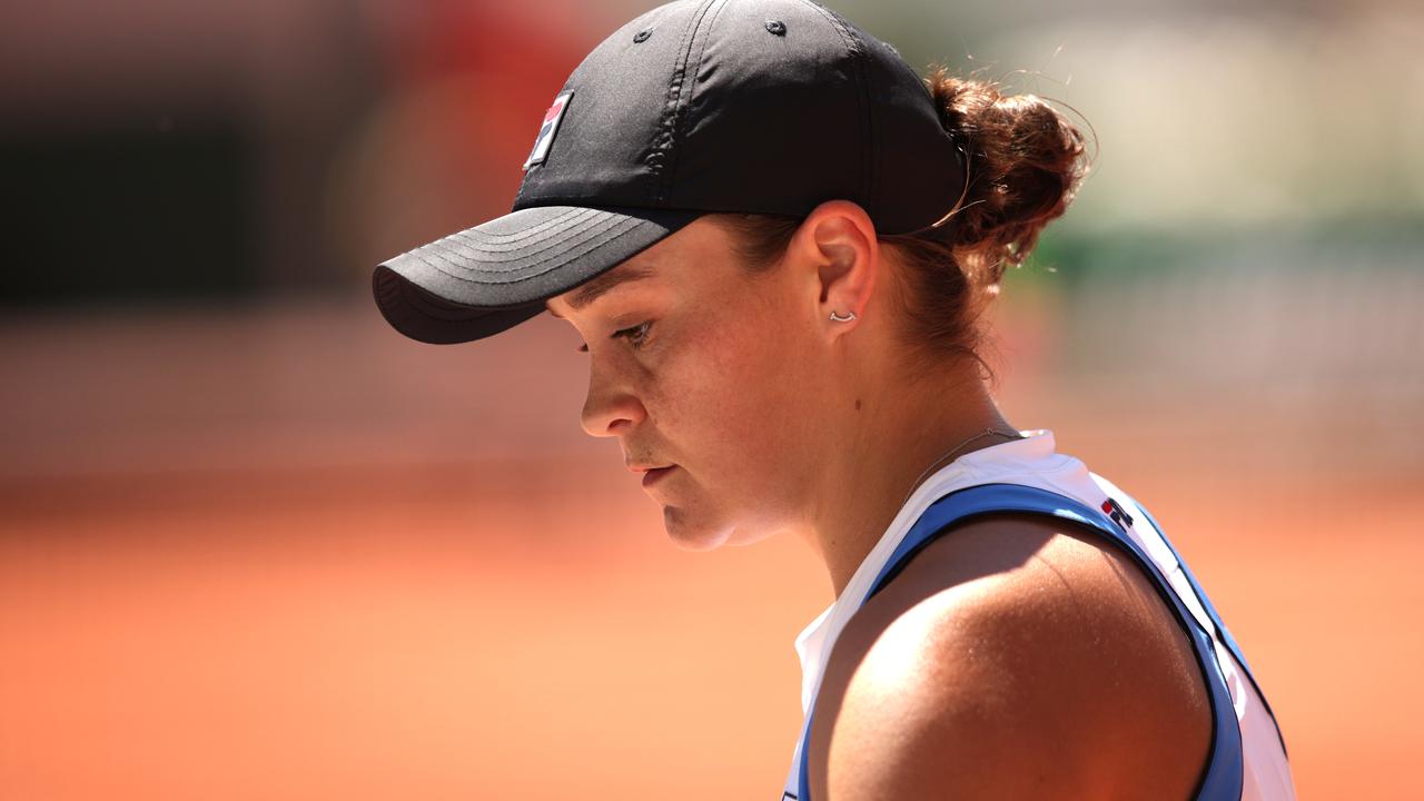 Ash Barty is not 100 per cent. (Photo by Adam Pretty/Getty Images)
