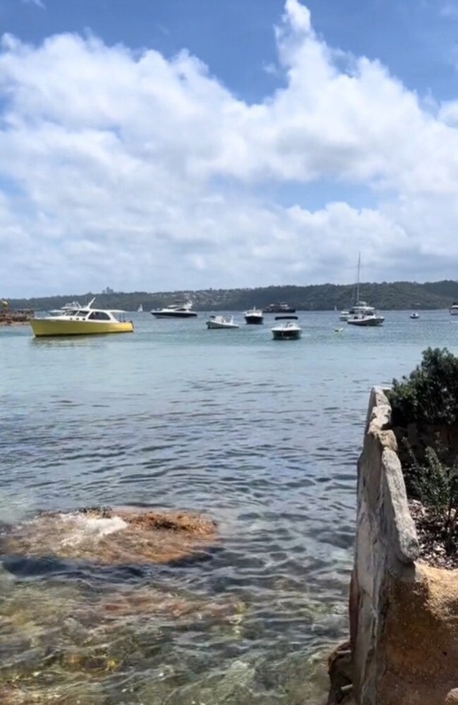 The water is crystal clear with the beach boasting ‘stunning’ views. Picture: TikTok/victoriataania