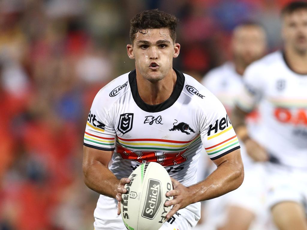 Nathan Cleary of the Panthers may just be the best halfback in the game. Picture: Mark Metcalfe/Getty Images