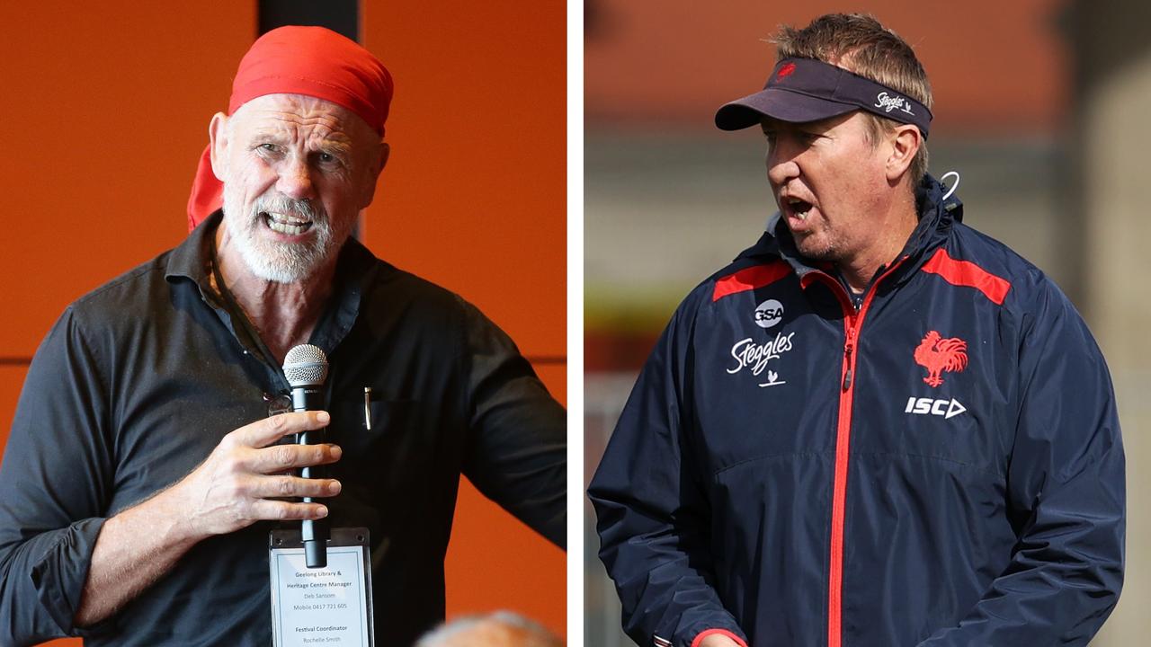 Peter FitzSimons and Trent Robinson have clashed over the concussion issue.