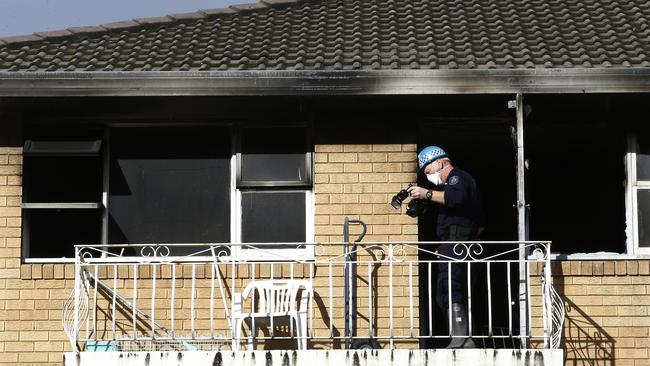 Another man died in an apartment fire in Campbell street, Parramatta. Picture: John Appleyard