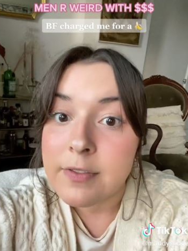 The woman shared the ‘weird’ experience on TikTok. Picture: TikTok/Maddy Blythe