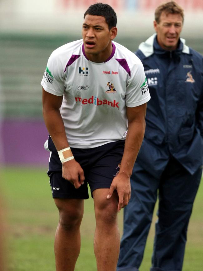 A young Israel Folau was a graduate of Westfields.