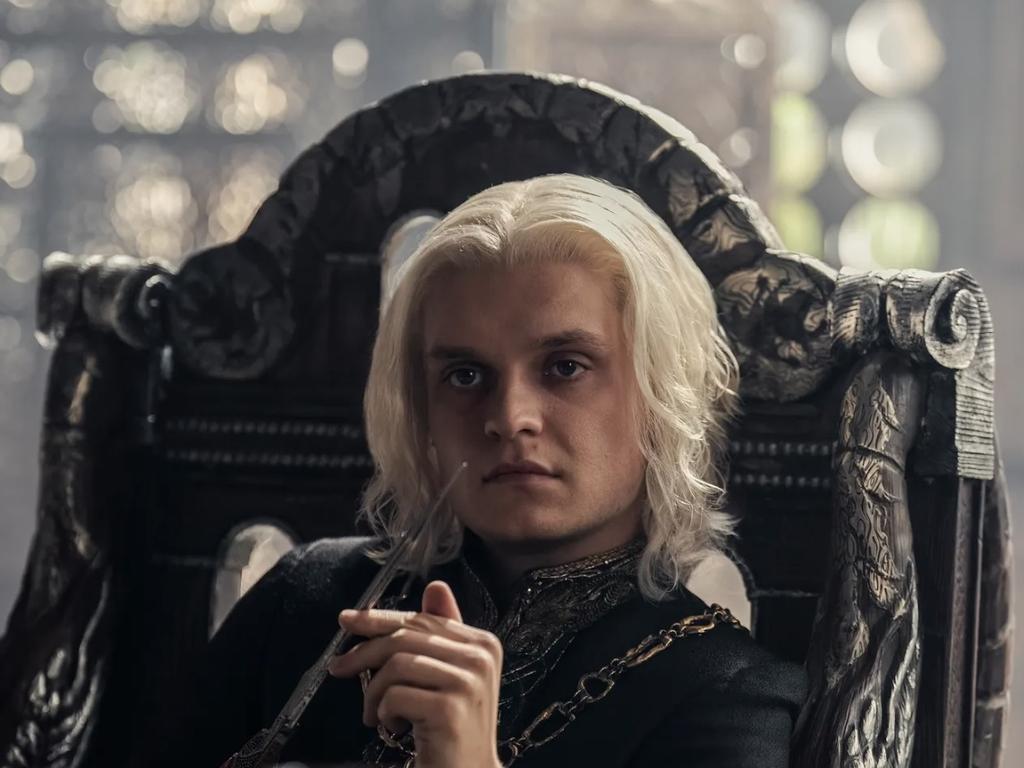 Actor Tom Glynn-Carney, aka King Aegon II, said season two was “strenuous”. Picture: Binge/Foxtel