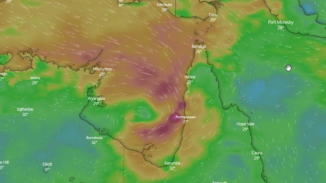 The Bureau of Meteorology is monitoring a system in the Gulf of Carpentaria with the potential to form into a tropical cyclone on Wednesday.