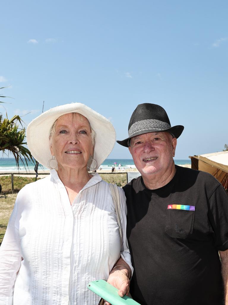 Swell Festival at Currumbin. Carol Skeffington and Allan Rudd. Elanora. Picture Glenn Hampson