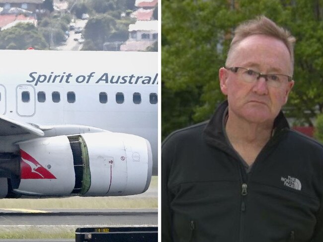 A passenger on-board a Qantas flight that had to issue a mayday call had no idea what was going on.